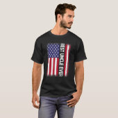 Best Uncle Ever American Flag Patriotic USA T-shirt (Voorkant volledig)