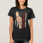 Best Uncle Ever Fist Bump American Flag Funny Uncl T-shirt (Voorkant)