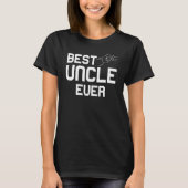 Best Uncle Ever Fist Bump Niece Nephew Appreciatio T-shirt (Voorkant)