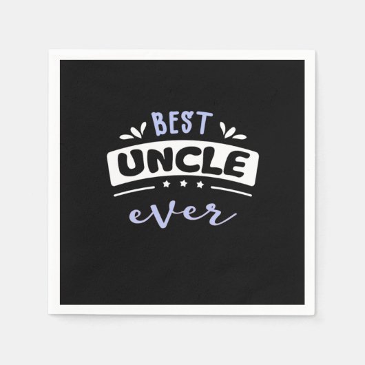 Best Uncle Ever Gift Idea Servet (Voorkant)