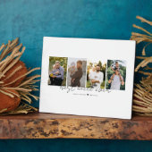 Best Uncle Ever Modern Script 4 Photos Collage Fotoplaat (Zijkant)