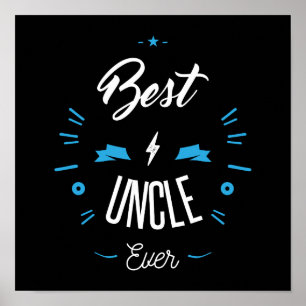 Best uncle ever poster
