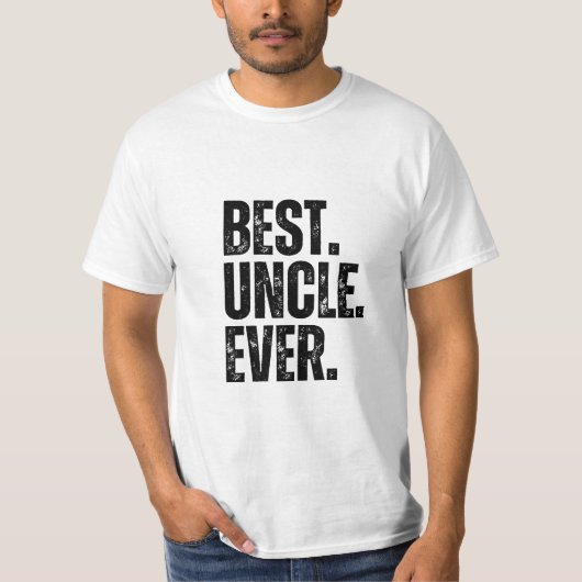 Best Uncle Ever T-shirt (Voorkant)