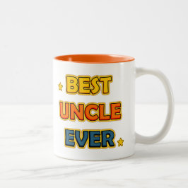 Best Uncle ever Tweekleurige Koffiemok