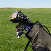 Best Uncle van Par Custom Photo Vaderdag black Golfheadcover (Insitu)