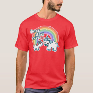 Best Unicorn Dad family T-shirt