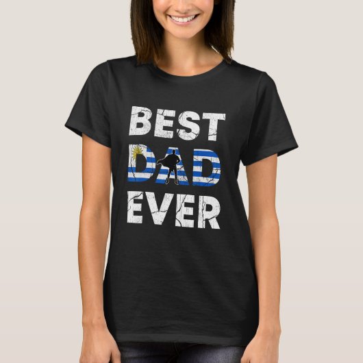 Best Uruguayan Dad Ever Uruguay Daddy Father s Day T-shirt (Voorkant)