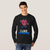 Best Valentine I like your content Creators Valent T-shirt (Voorkant volledig)