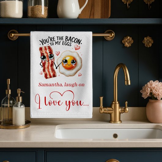 Best Valentine’s Gift Funny Food Kitchen Towel Theedoek