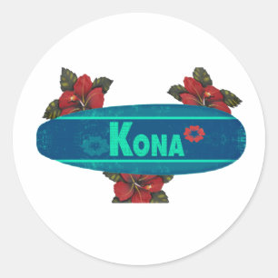 Best van Kona Ronde Sticker