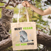 Best Vegan Cat Mam Ever Tote Bag