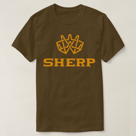 Best verkochte Sherp-ontwerp T-shirt (Design voorkant)
