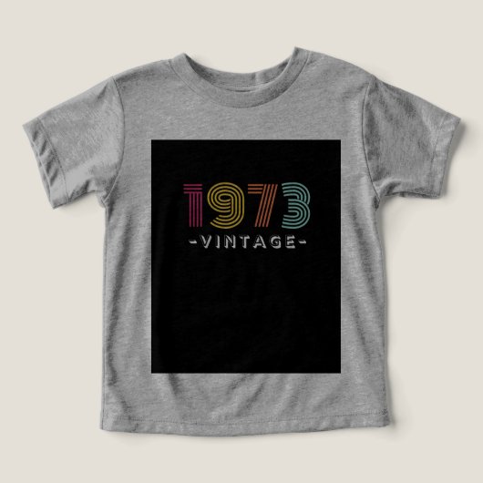 Best verkochte  T-shirt uit 1973 – Retro Style CL (Design voorkant)