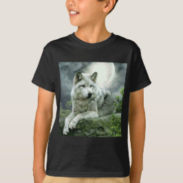 Best verkopend Imaginative Wolf Art Illustration P T-shirt