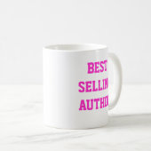 Best verkopende auteur koffiebeker koffiemok (Voorkant rechts)