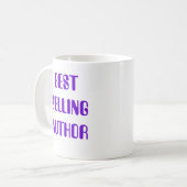 Best verkopende auteur koffiebeker koffiemok (Voorkant links)