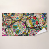 Best verkopende suikerschedel badhanddoek (Badhanddoek)