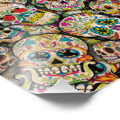 Best verkopende suikerschedel foto afdruk (Hoek)