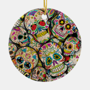 Best verkopende suikerschedel keramisch ornament