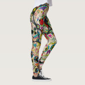 Best verkopende suikerschedel leggings (Rechts)