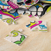 Best verkopende suikerschedel legpuzzel (Zijkant)