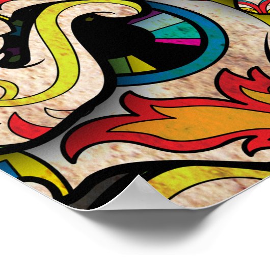 Best verkopende suikerschedel poster (Hoek)