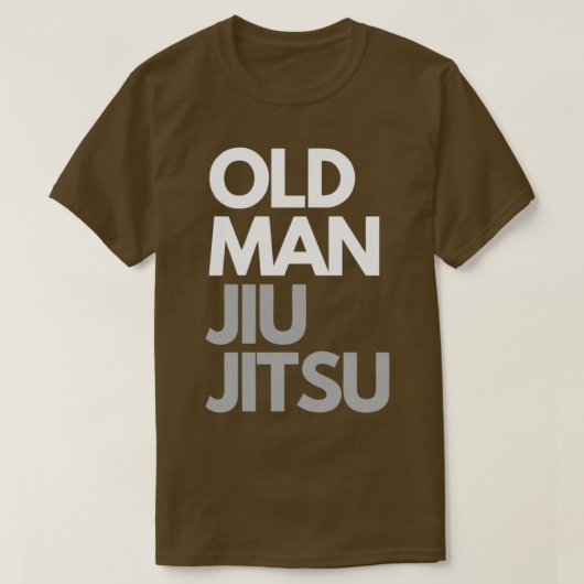 BEST VERKOPER Oud Man Jiu Jitsu Merchandise T-shirt (Design voorkant)