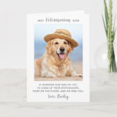 Best Veterinarian Ever Persoonlijke foto van huisd Bedankkaart (Voorkant)