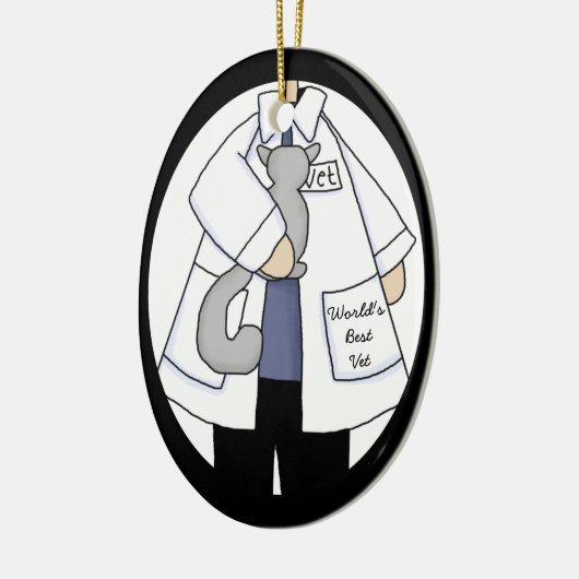 Best Veterinarian Ornament (Links)