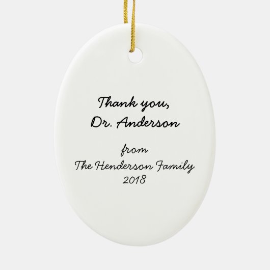 Best Veterinarian Ornament (Achterkant)