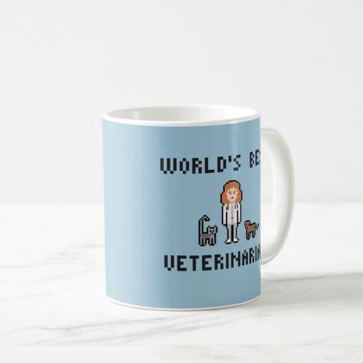 Best Veterinarian - Vrouw Version - Mok (Voorkant rechts)