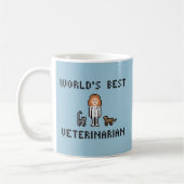 Best Veterinarian - Vrouw Version - Mok (Links)