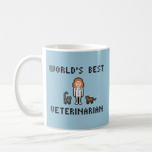Best Veterinarian - Vrouw Version - Mok (Links)