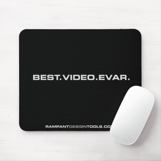 Best Video Evar - Black Mousepad Muismat (Met muis)