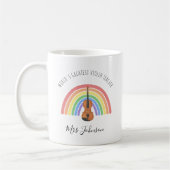 Best Violin Teacher Rainbow Music Thank you Gift Koffiemok (Links)