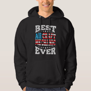 Best Vliegtuig Mechanic 4th Fourth of Juli Verenig Hoodie