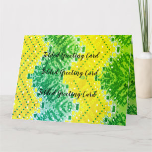 Best Voeg uw aangepaste Info Gevouwen Wenskaart Kaart