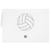 Best Volleyball Coach Ever Custom Wenskaart (Achterkant Horizontaal)