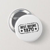 Best vóór 1970 ronde button 5,7 cm (Voorkant /achterkant)