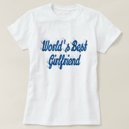 Best Vriendin zee blauw script T-shirt