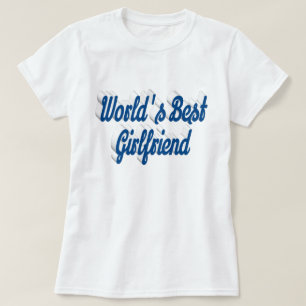 Best Vriendin zee blauw script T-shirt