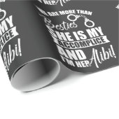 Best Vriendinnen Bachelorette Besties Accompliment Cadeaupapier (Rol Hoek)