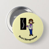 Best Vrouw Chiropractor of Spinal Doctor Button (Voorkant /achterkant)