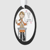 Best Vrouw Pet Groomer Acrylornament Ornament (voorkant)