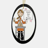 Best Vrouw Pet Groomer Ornament (Links)