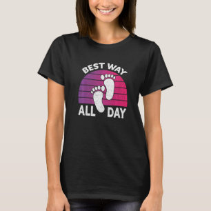 Best Way All Day Natuur Earding Barefoot Barefoot T-shirt