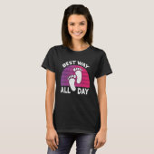 Best Way All Day Natuur Earthing Barefoot Barefoo T-shirt (Voorkant volledig)