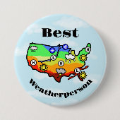 Best Weatherperson Button (Voorkant)