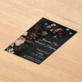 best wedding purple card acryl uitnodigingen (Laagn)