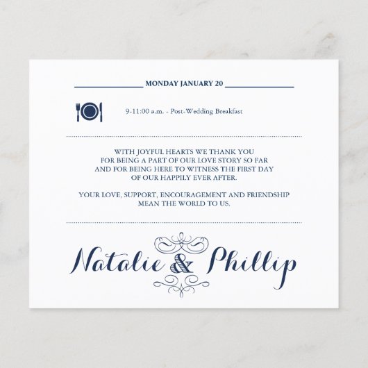 Best Weekend Ever Infographic TImeline (Achterkant)